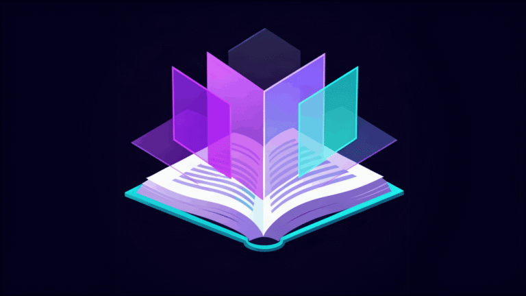 types of book editing - abstract dark theme illustration