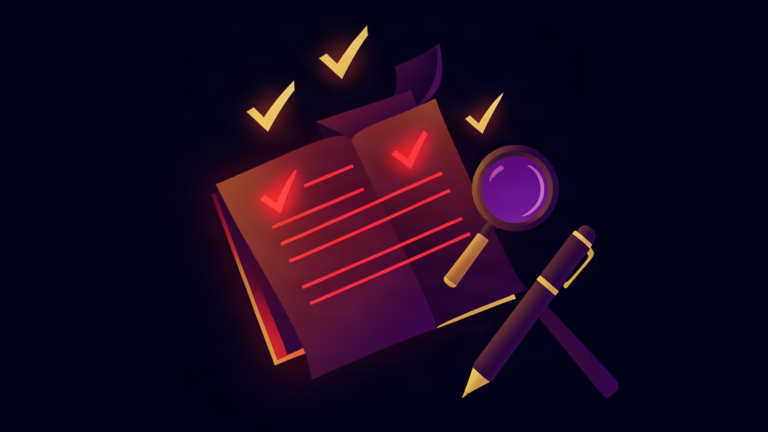 what is copyediting - abstract dark theme illustration